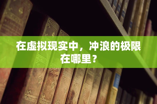 在虚拟现实中，冲浪的极限在哪里？