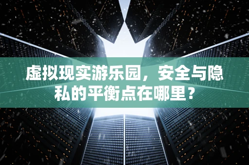 虚拟现实游乐园，安全与隐私的平衡点在哪里？